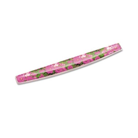 Fellowes Fellowes, Gel Keyboard Wrist Rest W/microban Protection, 18 9/16 X 2 5/16, Pink Flowers 9179101